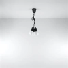 Lampa wisząca DIEGO 3 czarna-149394