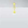 Lampa wisząca DIEGO 3 żółta-149460