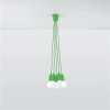 Lampa wisząca DIEGO 5 zielony-149501