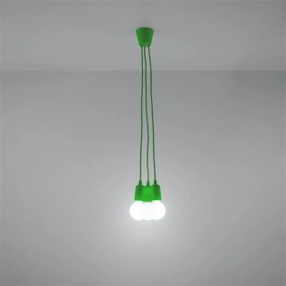 Lampa wisząca DIEGO 3 zielony-149491