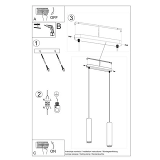 Lampa wisząca LUVO 2-149751