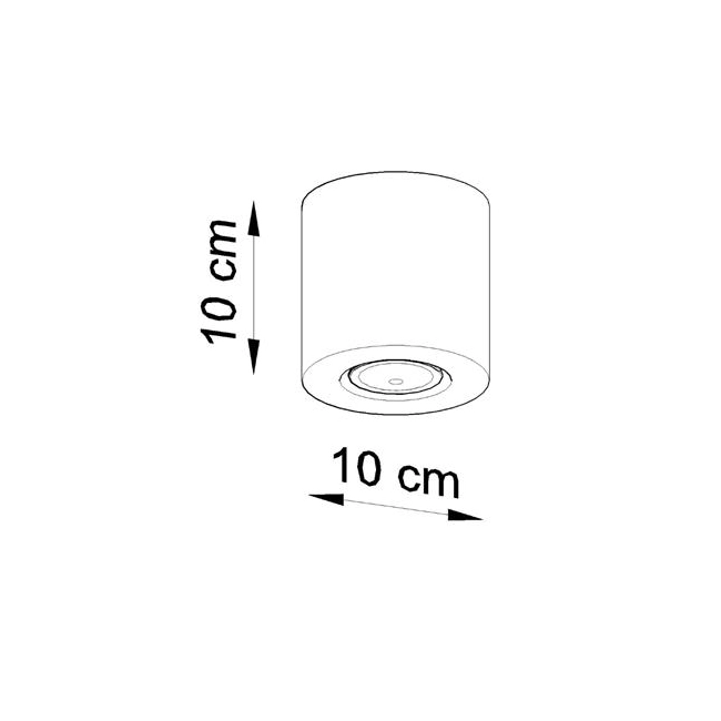 Plafon ORBIS naturalne drewno-149153