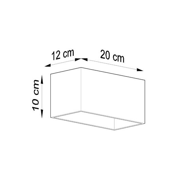 Kinkiet QUAD MAXI biały-149234