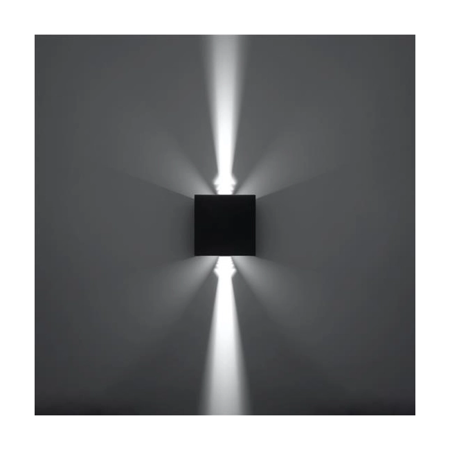 Kinkiet LUCA czarny LED IP54-149300