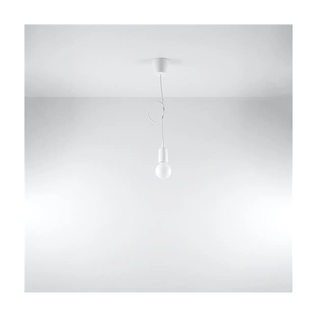 Lampa wisząca DIEGO 1 biała-149350