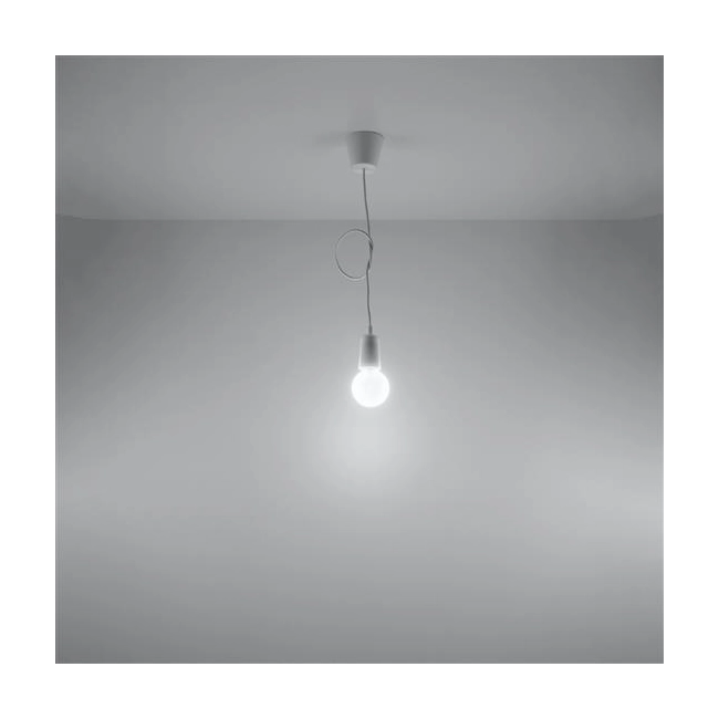 Lampa wisząca DIEGO 1 biała-149351