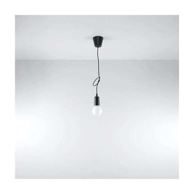 Lampa wisząca DIEGO 1 czarna-149383
