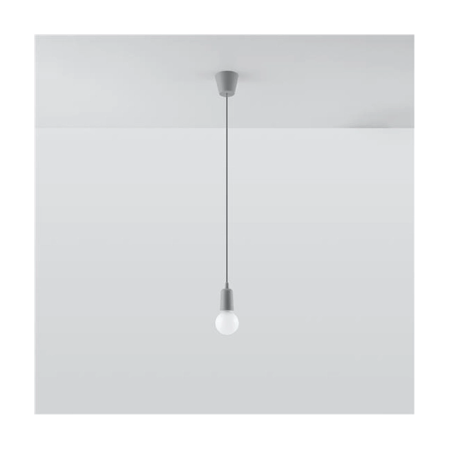 Lampa wisząca DIEGO 1 szara-149413