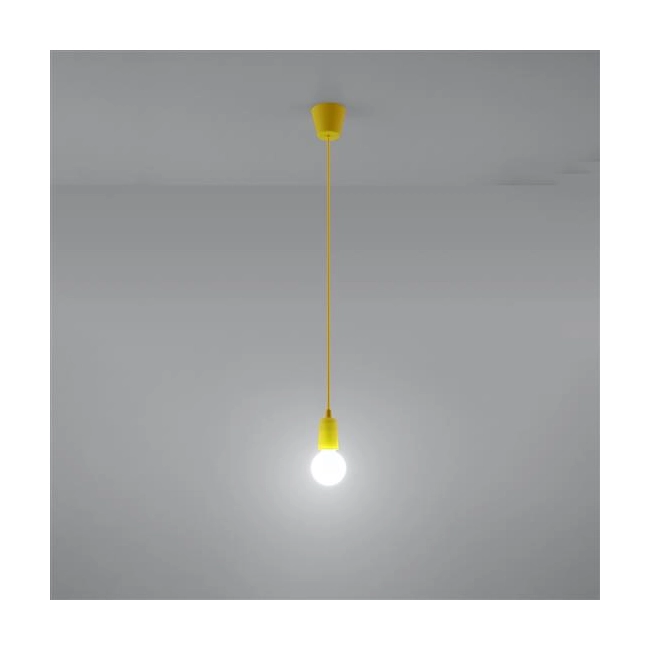 Lampa wisząca DIEGO 1 żółta-149447