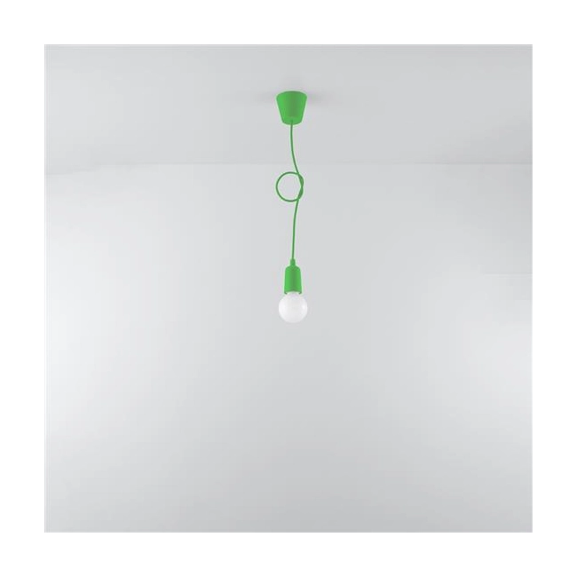 Lampa wisząca DIEGO 1 zielony-149482