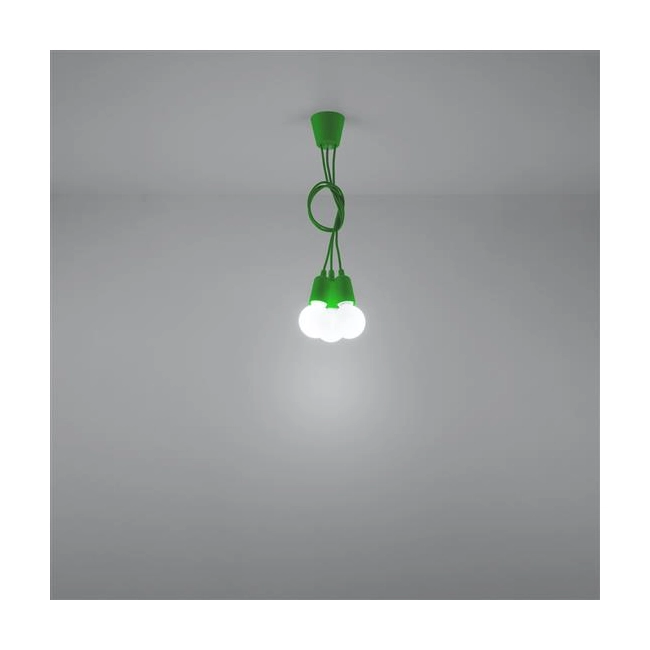 Lampa wisząca DIEGO 3 zielony-149494