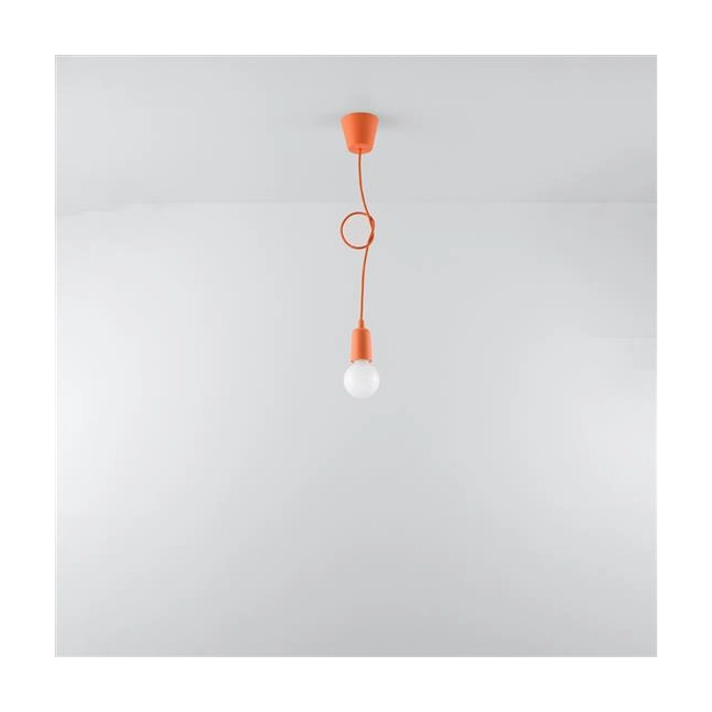 Lampa wisząca DIEGO 1 pomarańczowy-149515