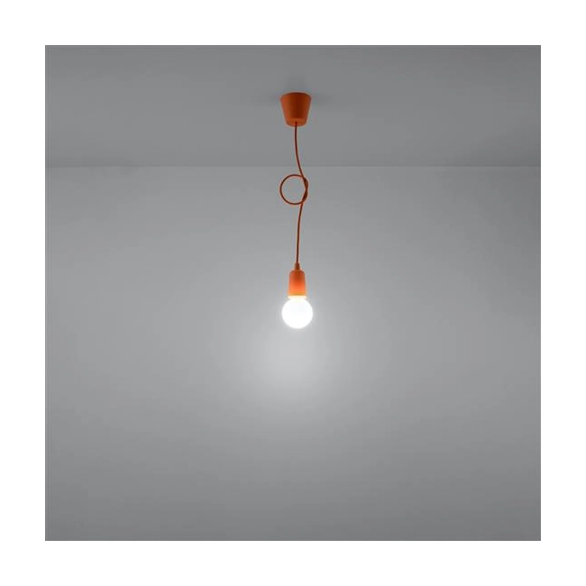 Lampa wisząca DIEGO 1 pomarańczowy-149516