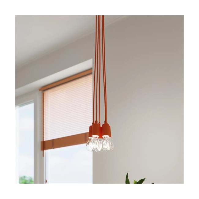 Lampa wisząca DIEGO 5 pomarańczowy-149543