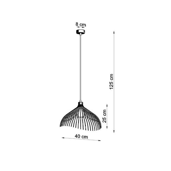 Lampa wisząca UMB czarny-149844