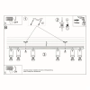 Plafon RING 6L chrom-150168