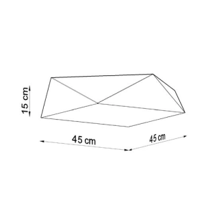 Plafon HEXA 45 cekin-150020