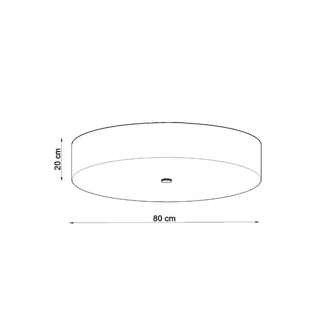 Plafon SKALA 80 biały-150803