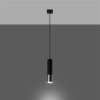 Lampa wisząca LOOPEZ 1 czarny/chrom-151614