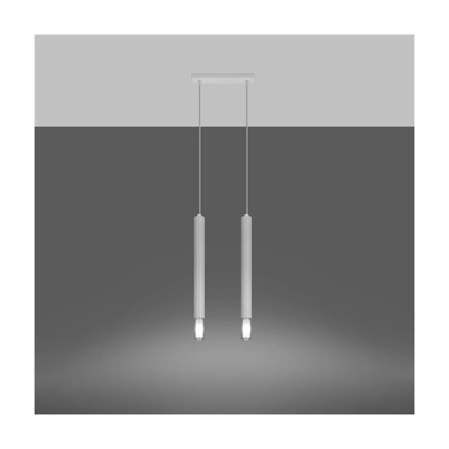 Lampa wisząca WEZYR 2 biała-151760