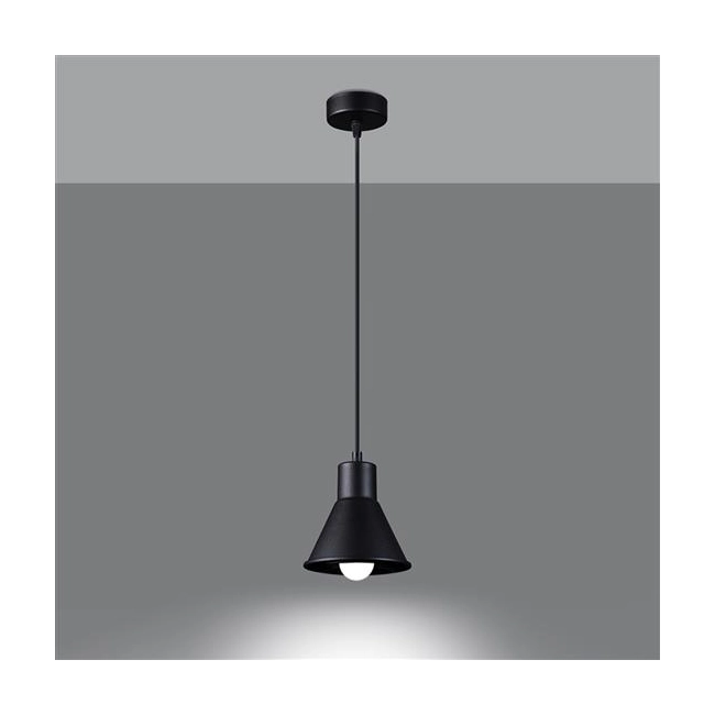 Lampa wisząca TALEJA 1 czarna [E27]-151943