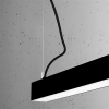 Lampa wisząca PINNE 67 czarna 3000K-153538