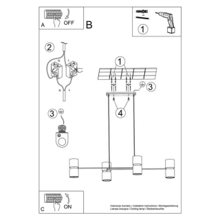 Lampa wisząca KUKKIA czarna-153416