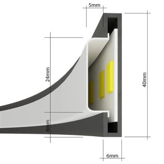 Lampa wisząca RIO 110 biały LED 4000K-154959