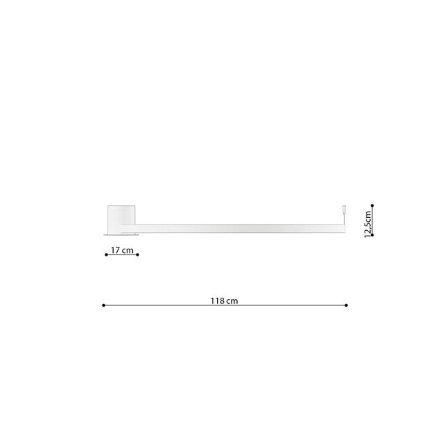Plafon RIO 110 biały LED 3000K-155084