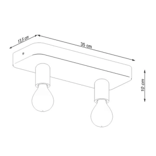 Plafon TAVO 2-157850