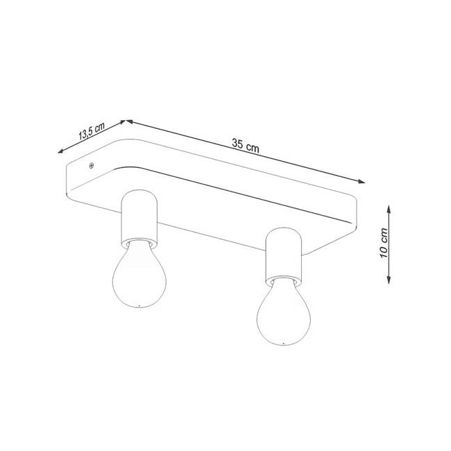 Plafon TAVO 2-157850