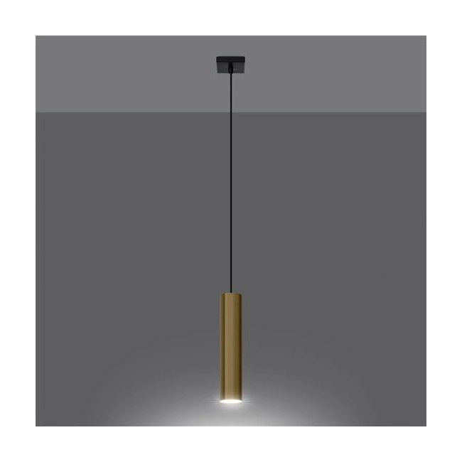 Lampa Wisząca LAGOS 1 złoty połysk-158215