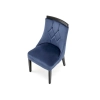 ROYAL krzesło czarny / tap: MONOLITH 77 (granatowy)-159200