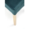 VERMONT krzesło dąb miodowy / tap: MONOLITH 37 (ciemny zielony)-159224