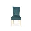 VERMONT krzesło dąb miodowy / tap: MONOLITH 37 (ciemny zielony)-159227