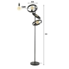 LAMPA PODŁOGOWA ARES II METALOWA-159521