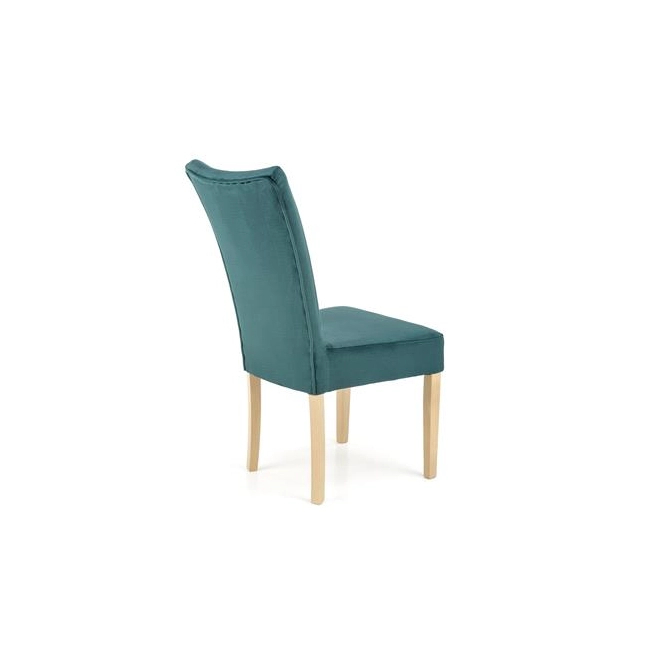 VERMONT krzesło dąb miodowy / tap: MONOLITH 37 (ciemny zielony)-159223