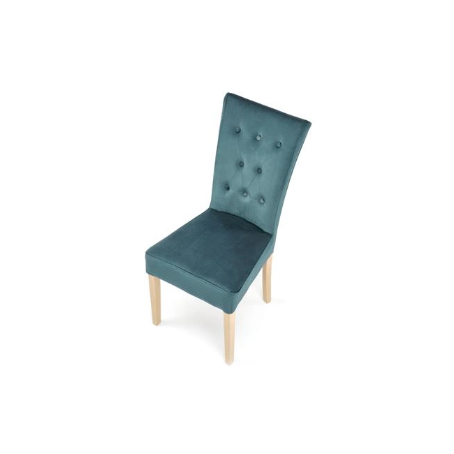VERMONT krzesło dąb miodowy / tap: MONOLITH 37 (ciemny zielony)-159229