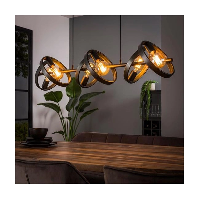 LAMPA WISZĄCA ARES II METALOWA-160916