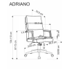 ADRIANO fotel obrotowy oliwkowy (1p=1szt)-183772