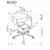 BILBO fotel gabinetowy czarny / orzechowy (1p=1szt)-183989