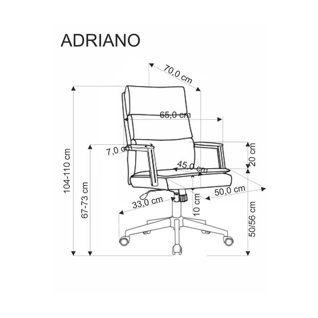 ADRIANO fotel obrotowy oliwkowy (1p=1szt)-183772