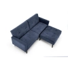 CORNELIUS sofa rozkładana z funkcją narożnika niebieska (1p=1szt)-184238