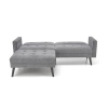 CORNELIUS sofa rozkładana z funkcją narożnika popiel (1p=1szt)-184250