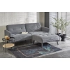 CORNELIUS sofa rozkładana z funkcją narożnika popiel (1p=1szt)-184253