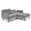 CORNELIUS sofa rozkładana z funkcją narożnika popiel (1p=1szt)-184255