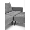 CORNELIUS sofa rozkładana z funkcją narożnika popiel (1p=1szt)-184259