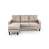 GERSON sofa z podnóżkiem beżowy (1p=1szt)-184608