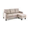 GERSON sofa z podnóżkiem beżowy (1p=1szt)-184609