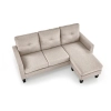 GERSON sofa z podnóżkiem beżowy (1p=1szt)-184610